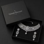 AD Stone Choker Necklace Set - Image 5