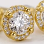 AD Stone Stud Earrings - Image 2