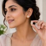 AD Stone Stud Earrings - Image 4