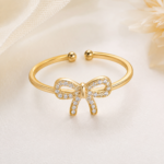 Adjustable Gold Plated Ring