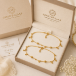 Gold Plated Anklet Pair - Image 3