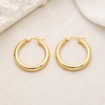Gold Plated Hoop Earrings