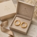Gold Plated Hoop Earrings - Image 5