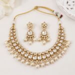 Kundan Pearl Necklace Set
