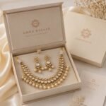Kundan Pearl Necklace Set - Image 5