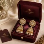 Good Bazaar Royal Kundan Jhumka Earrings imitation jewellery