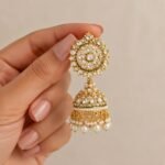 Good Bazaar Royal Kundan Jhumka Earrings imitation jewellery